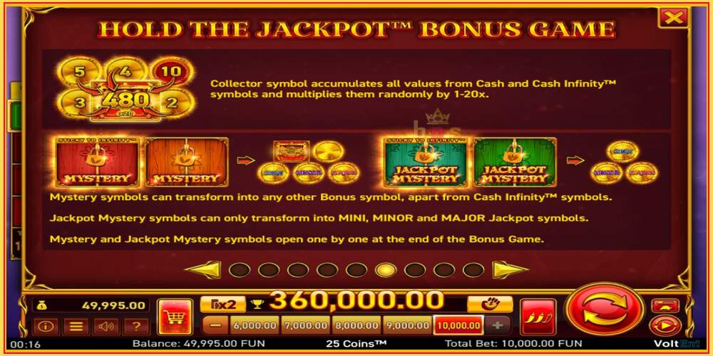 Игровой слот 25 Coins Halloween Jackpots