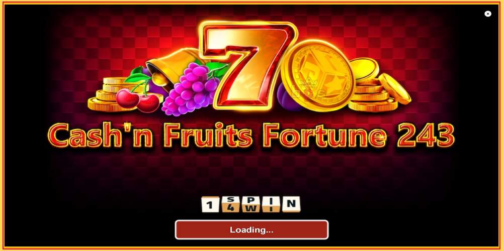 Pelipaikka Cashn Fruits Fortune 243