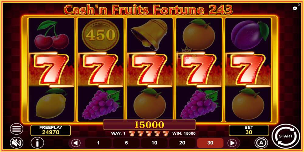 Pelipaikka Cashn Fruits Fortune 243