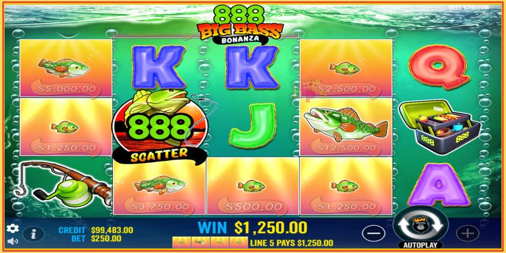 Игровой слот 888 Big Bass Bonanza