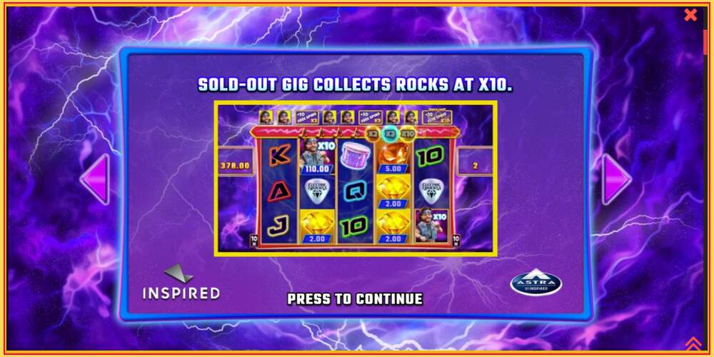 Игровой слот Electric Rocks