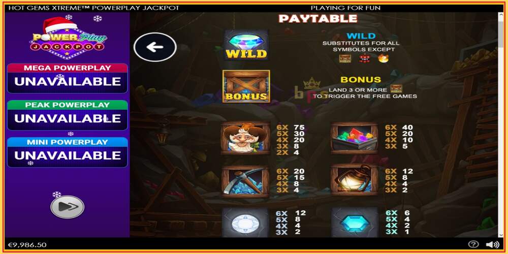 Slot permainan Hot Gems Xtreme PowerPlay Jackpot