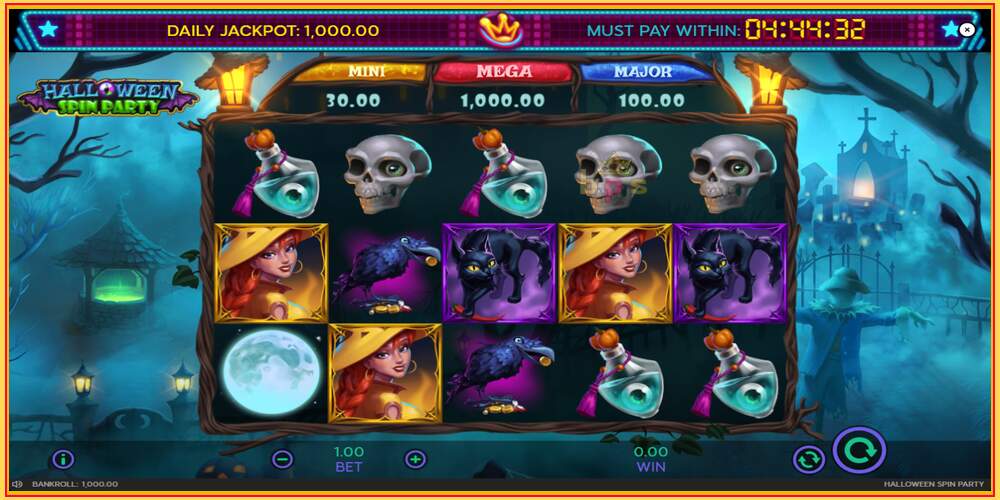 Игровой слот Halloween Spin Party