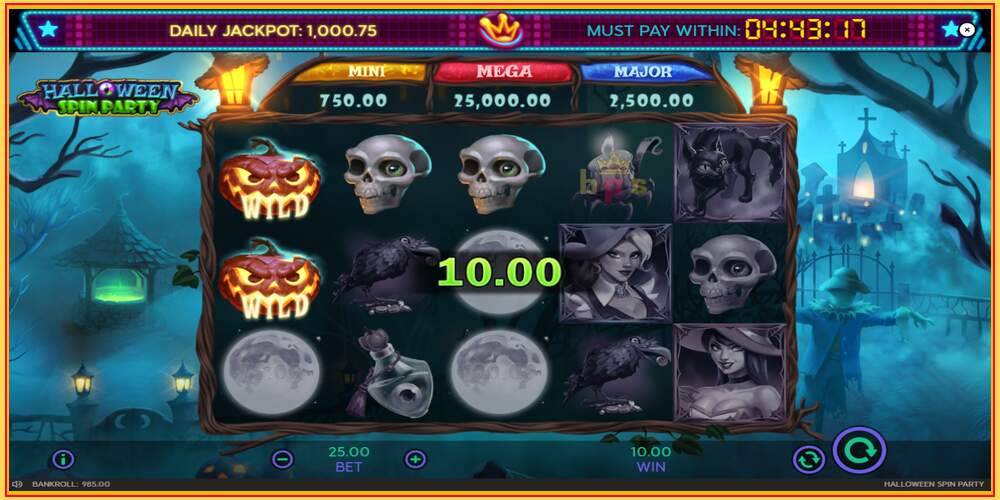 Slot de joc Halloween Spin Party