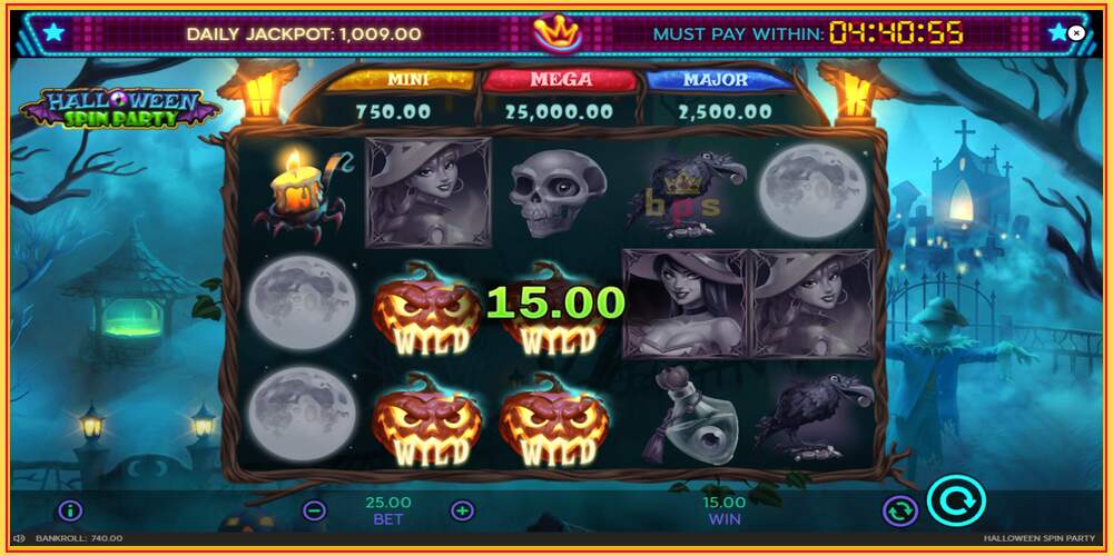 Slot de joc Halloween Spin Party