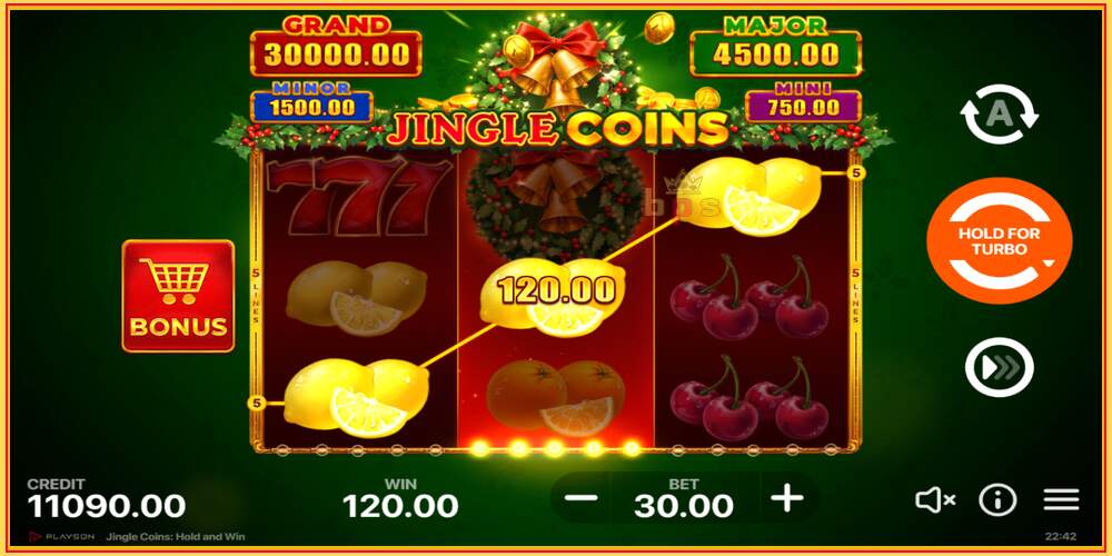 Игровой слот Jingle Coins