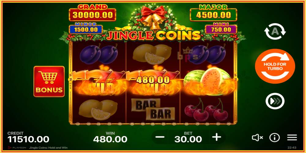 Игровой слот Jingle Coins