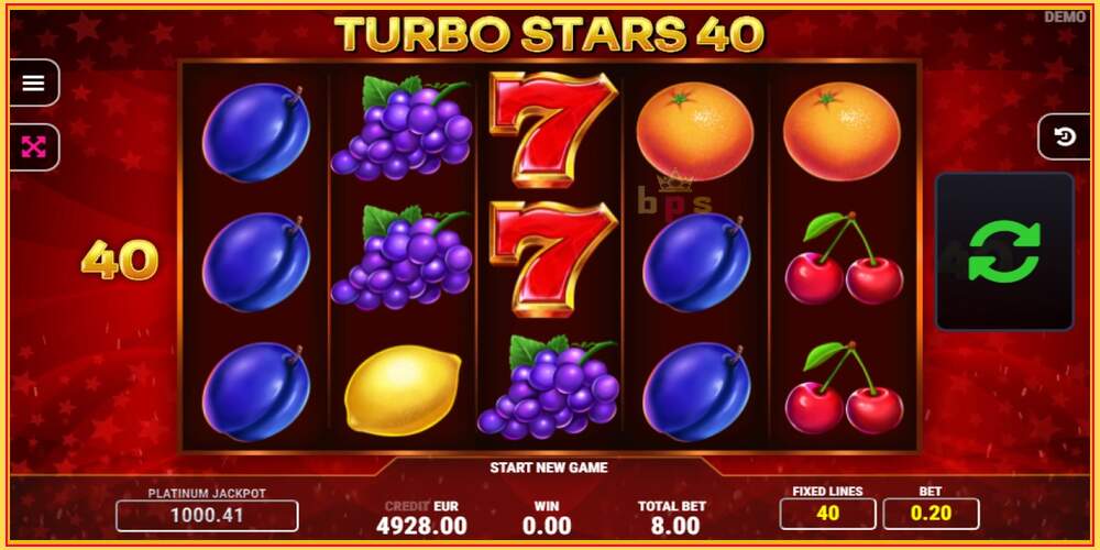 Игровой слот Turbo Stars 40