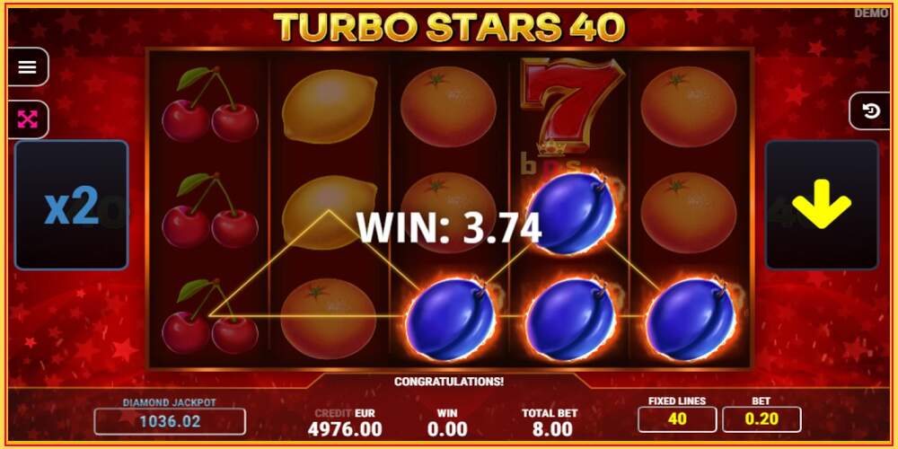 Игровой слот Turbo Stars 40