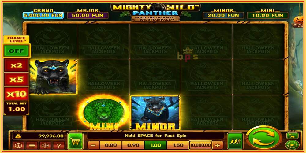 Spelslot Mighty Wild: Panther Grand Diamond Edition Halloween Jackpots