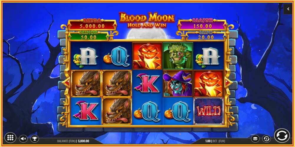 Игровой слот Blood Moon Hold and Win