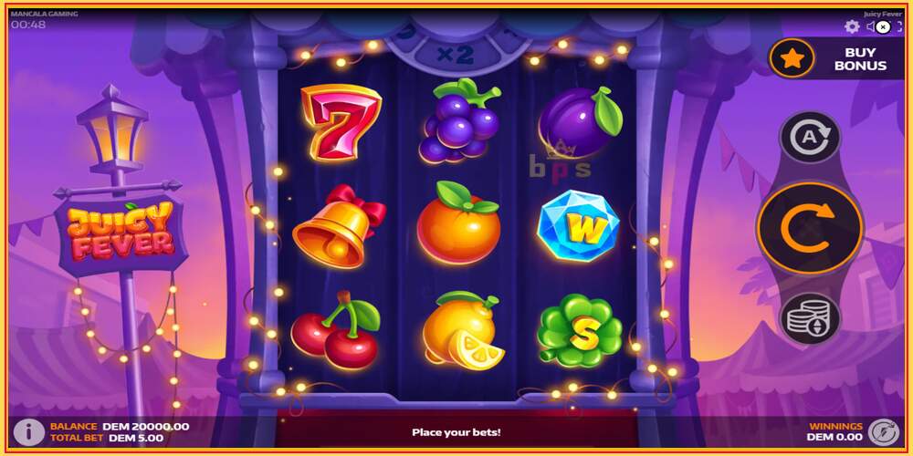 Spelslot Juicy Fever