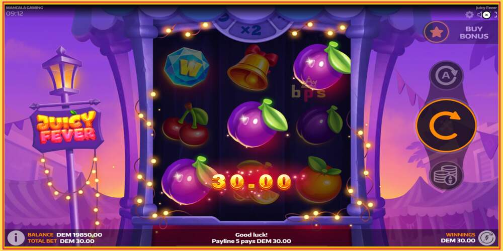 Spelslot Juicy Fever