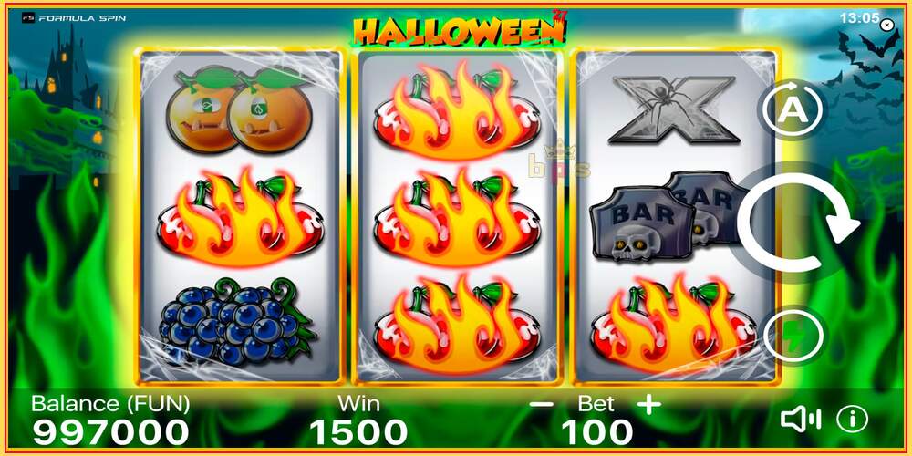 Игровой слот Halloween 27