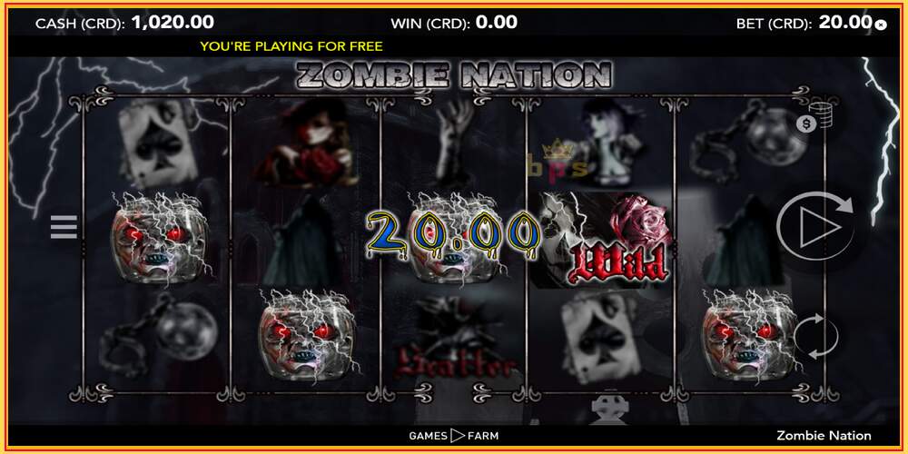 Игровой слот Zombie Nation