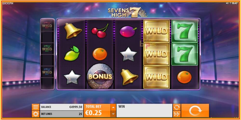 Игровой слот Sevens High