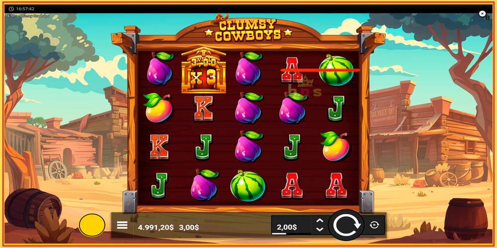 Игровой слот Clumsy Cowboys