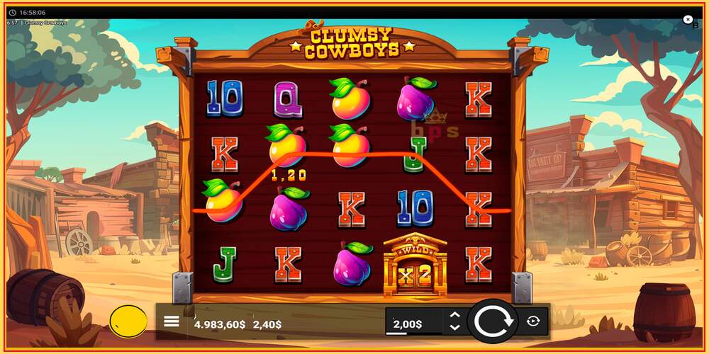 Игровой слот Clumsy Cowboys