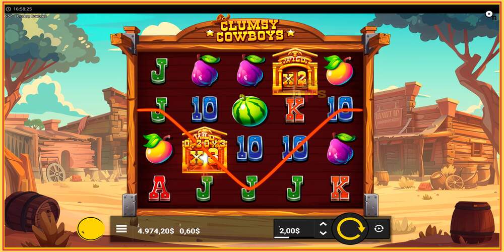 Игровой слот Clumsy Cowboys