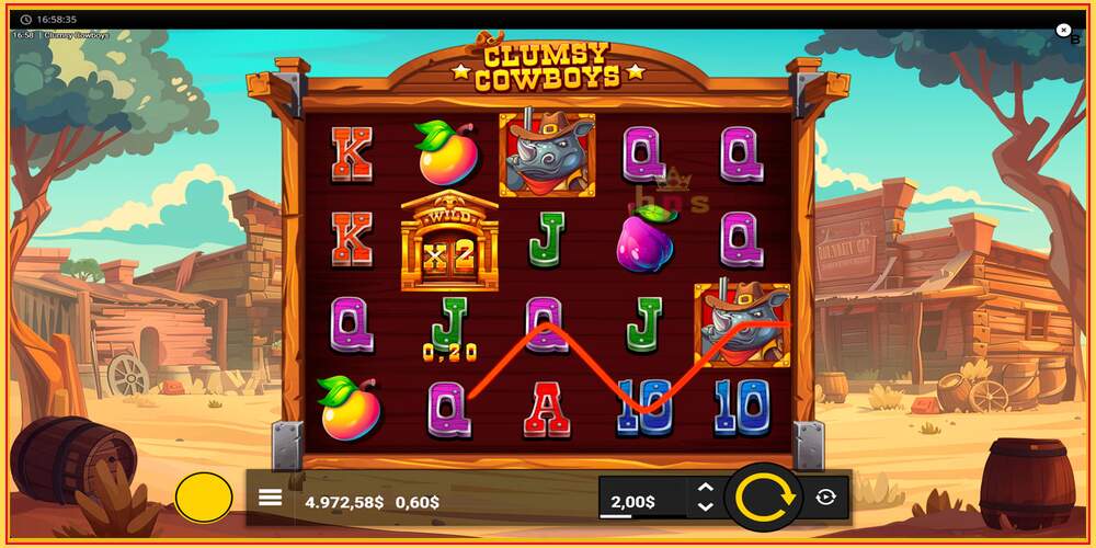 Игровой слот Clumsy Cowboys