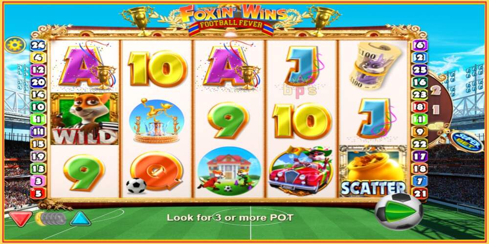 Игровой слот Foxin Wins Football Fever