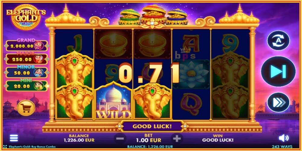 Spelslot Elephants Gold Buy Bonus Combo