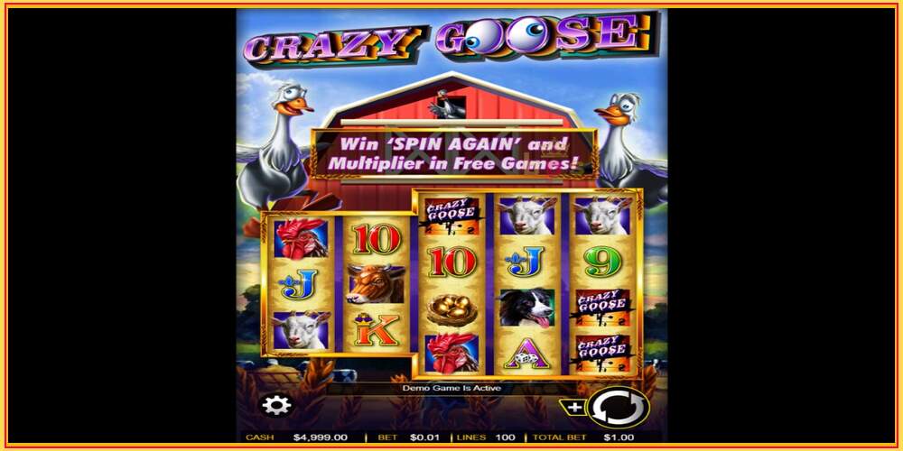 Игровой слот Crazy Goose