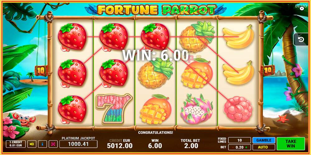 Игровой слот Fortune Parrot