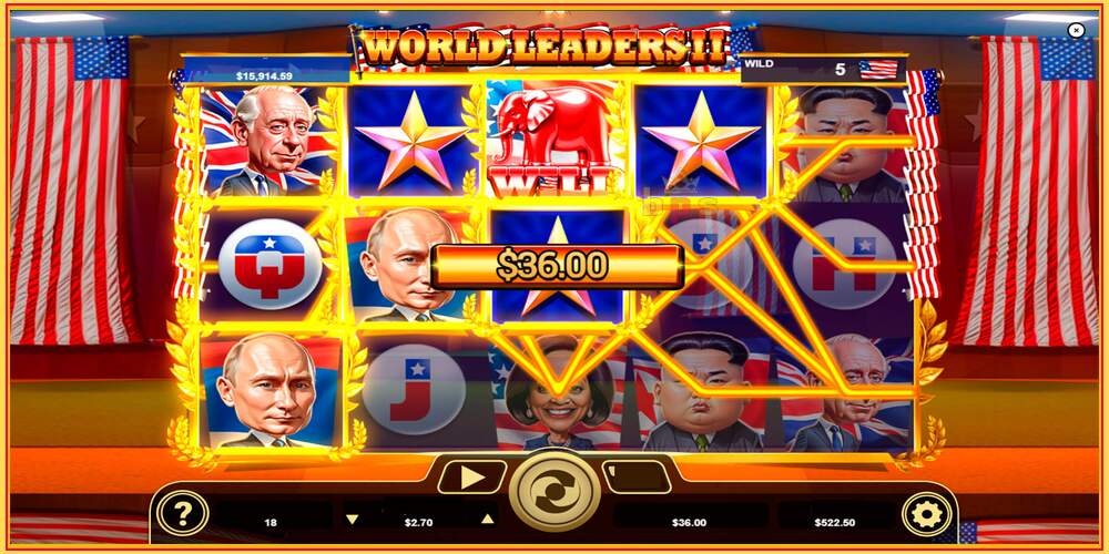 Slot de jogo World Leaders II