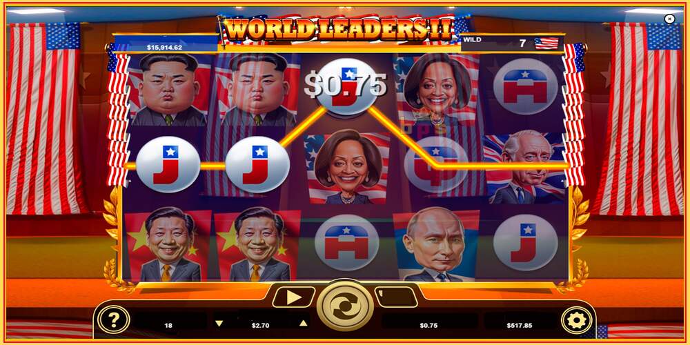 Slot de jogo World Leaders II