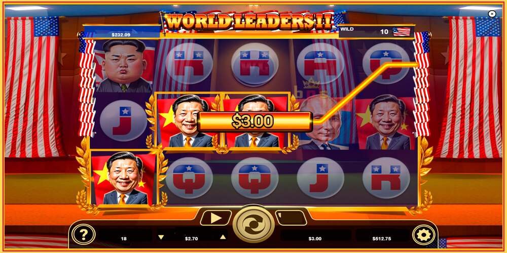 Slot de jogo World Leaders II