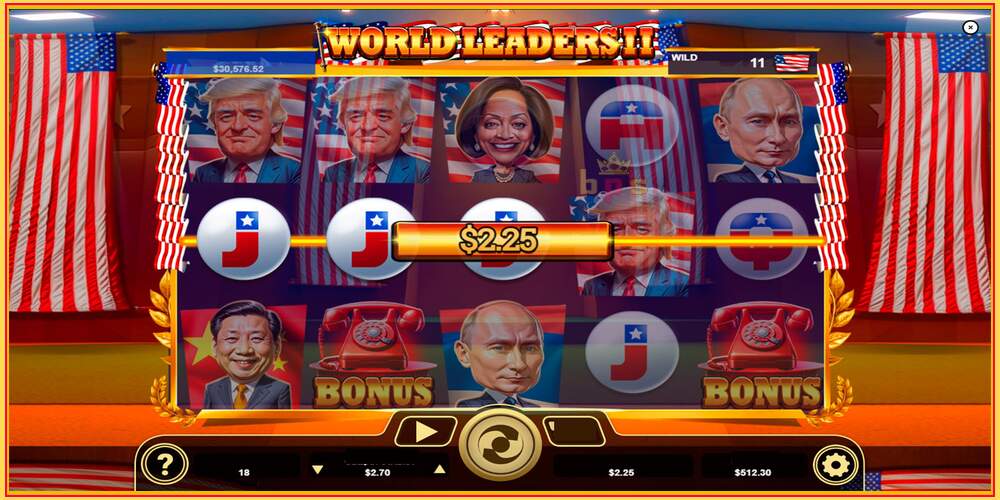 Slot de jogo World Leaders II