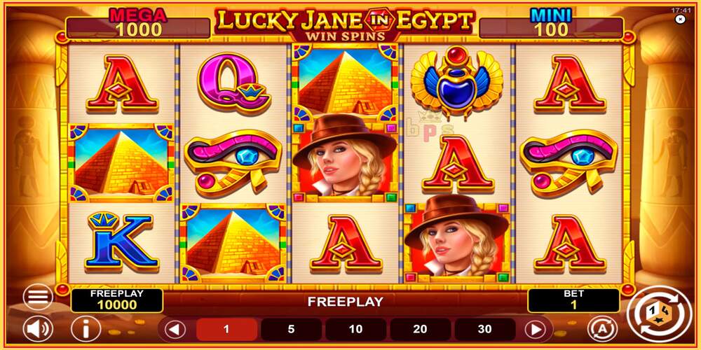 Ковокии бозӣ Lucky Jane in Egypt Win Spins