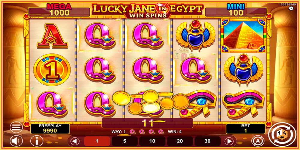 Ковокии бозӣ Lucky Jane in Egypt Win Spins