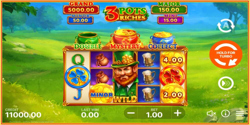 খেলার স্লট 3 Pots Riches: Hold and Win