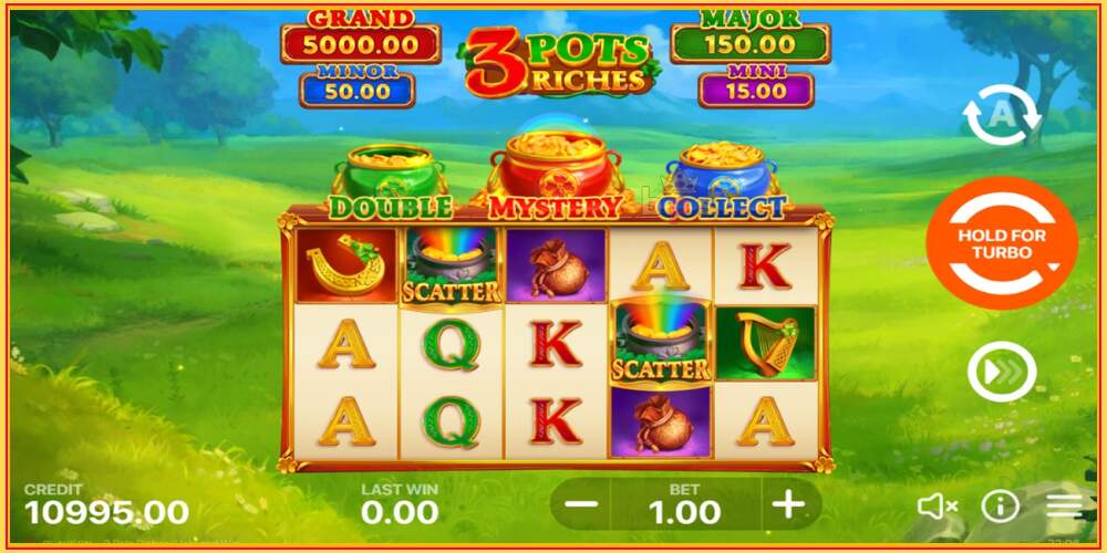 খেলার স্লট 3 Pots Riches: Hold and Win