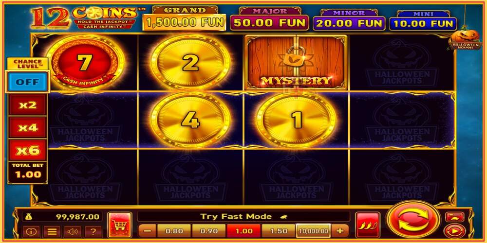 खेळ स्लॉट 12 Coins Grand Gold Edition Halloween Jackpots