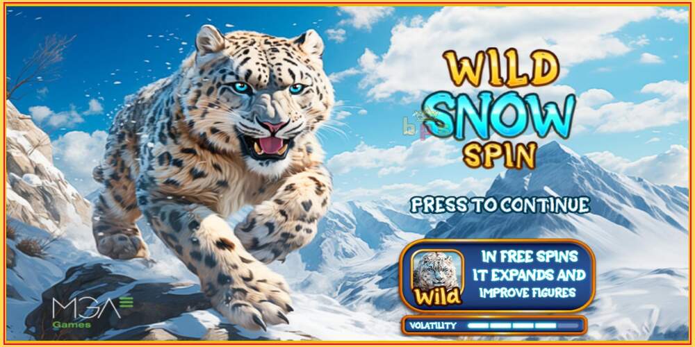 Khe trò chơi Wild Snow Spin