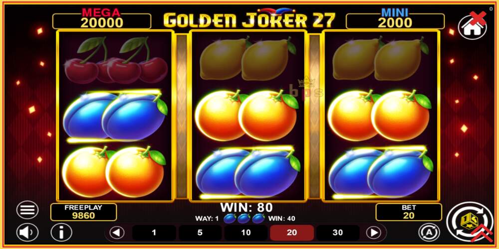 משבצת משחק Golden Joker 27 Hold & Win