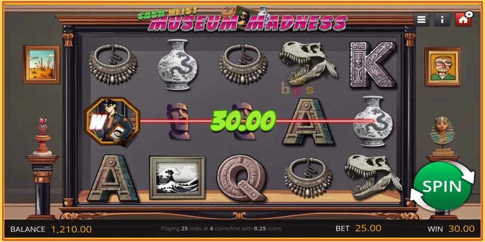 Игровой слот Cash Heist Museum Madness