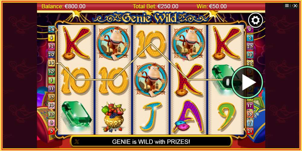 Игровой слот Genie Wild