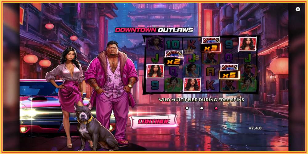 Игровой слот Downtown Outlaws