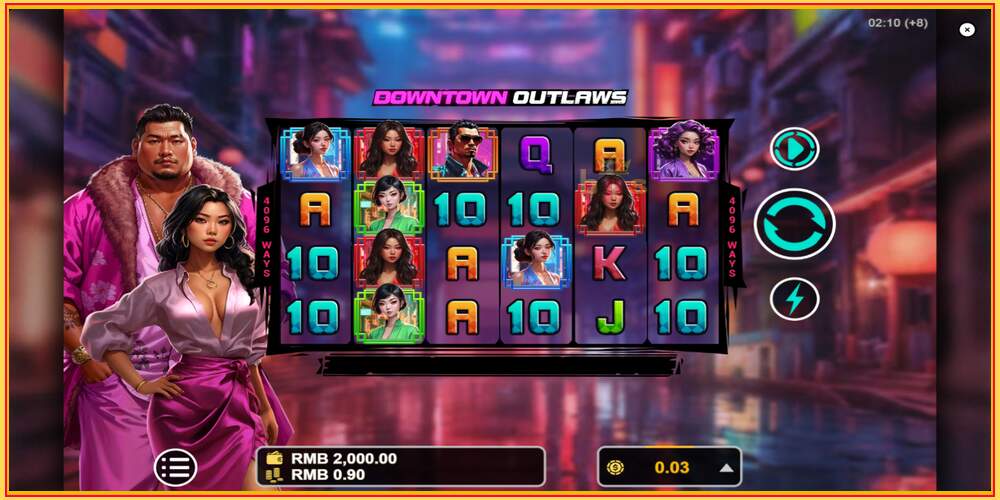 Игровой слот Downtown Outlaws