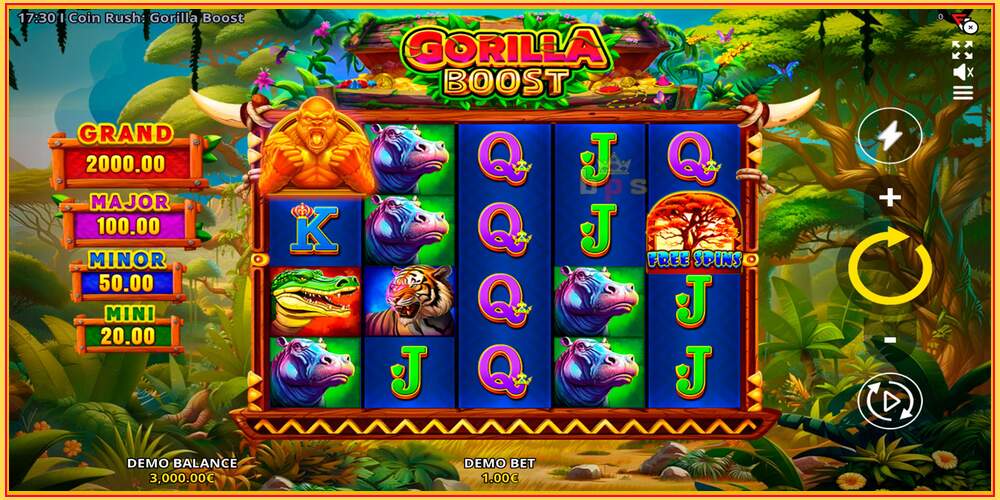 Spelslot Coin Rush: Gorilla Boost