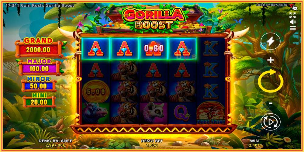 Spelslot Coin Rush: Gorilla Boost