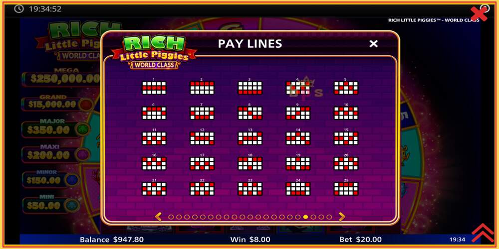 Spelslot Rich Little Piggies World Class