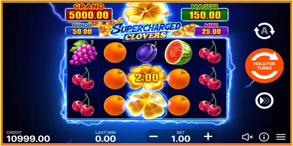 Игровой слот Supercharged Clovers: Hold and Win