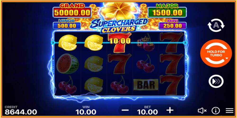 Игровой слот Supercharged Clovers: Hold and Win