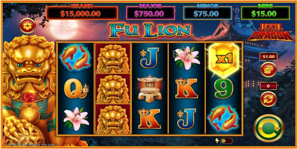 Spelslot Jewel of the Dragon Fu Lion