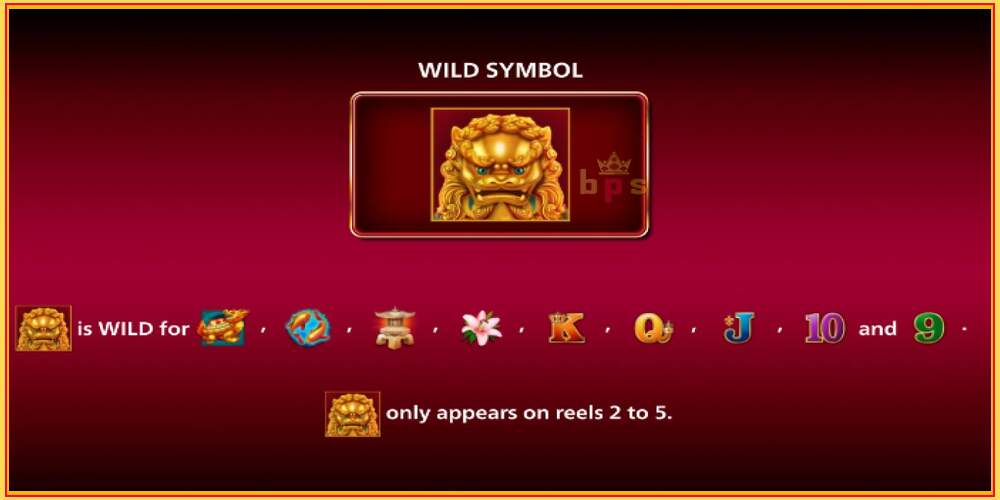 Spelslot Jewel of the Dragon Fu Lion